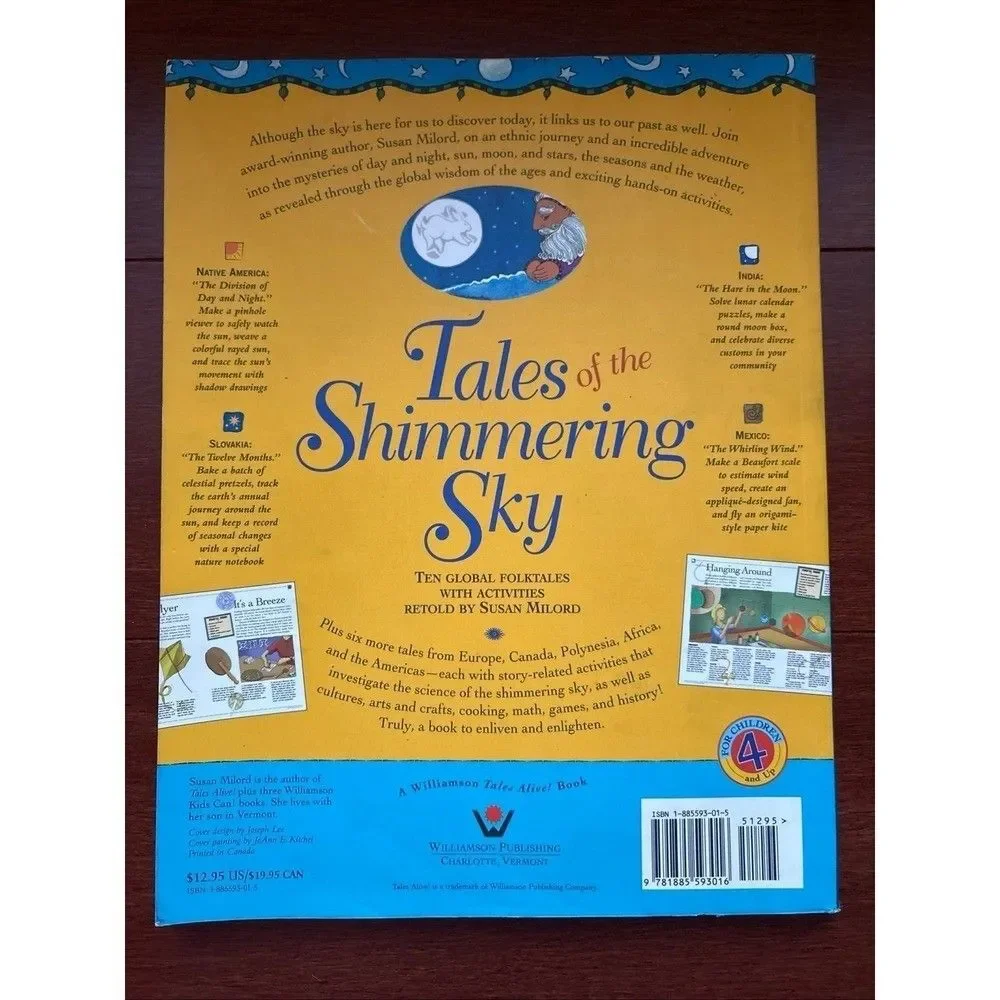 Lot 2 Folk Tales Alive! Shimmering Sky Childrens Books Homeschool Social Studies